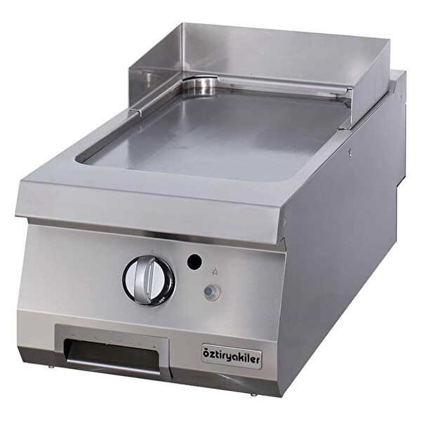 Öztiryakiler Gazlı Grill Plate Düz Sert Krom Kaplı 40x70x30 CM Ogg 4070