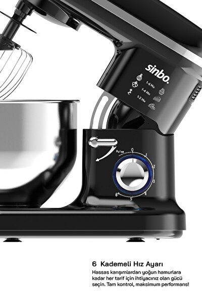 Sinbo SMX-2770 Standlı Mikser-Siyah