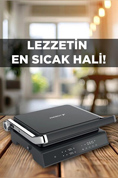 Torima TG-PRO500 Siyah 2000W Dijital Ekranlı Tost - Izgara Makinesi Çıkarılabilir Plaka