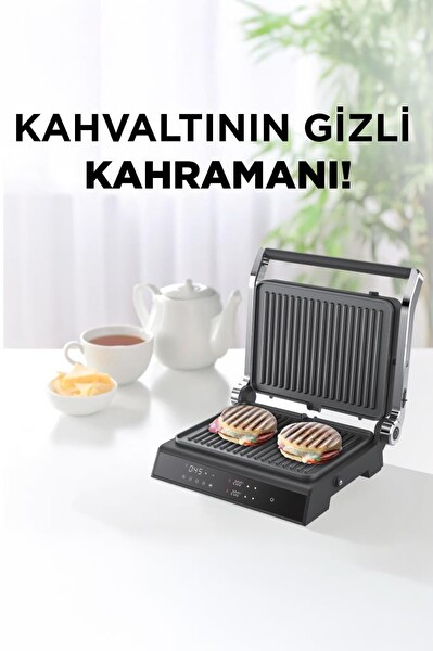 Torima TG-PRO500 Siyah 2000W Dijital Ekranlı Tost - Izgara Makinesi Çıkarılabilir Plaka