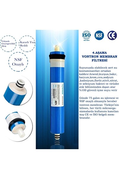 Sulook Ihlas Aura Cebilon Uyumlu Su Arıtma Cihazı Filtre Bakım Seti