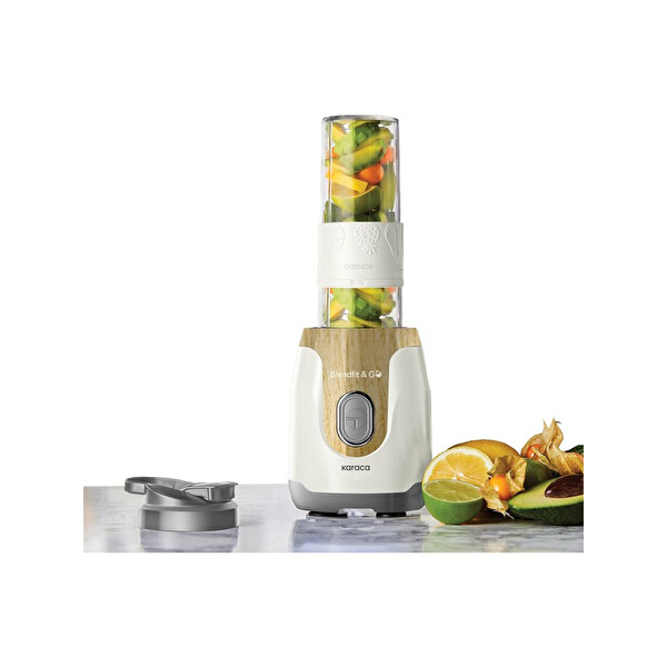 Karaca Blendfit Go Personal Kişisel Smoothie Blender Wood Craft