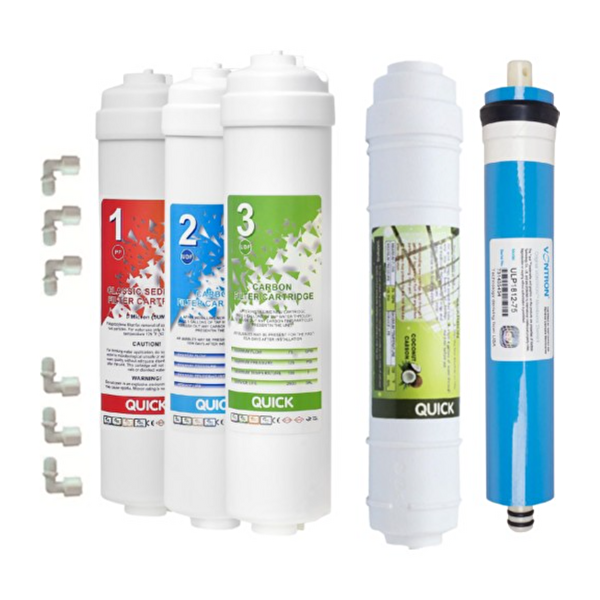 Sulook Kapalı Kasa Arıtma Cihazı Filtresi 5'li Set Membranlı