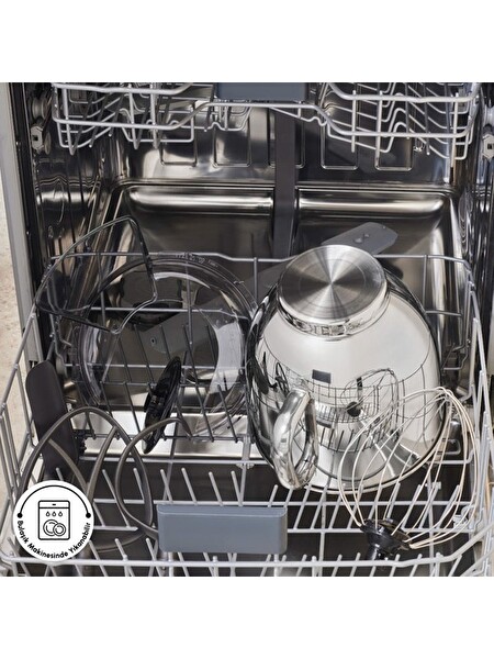 Karaca Mastermaid Chef Ultra D2000W Dijital Ekranlı Hamur Yoğurma Makinesi Shadow Gray 7 L