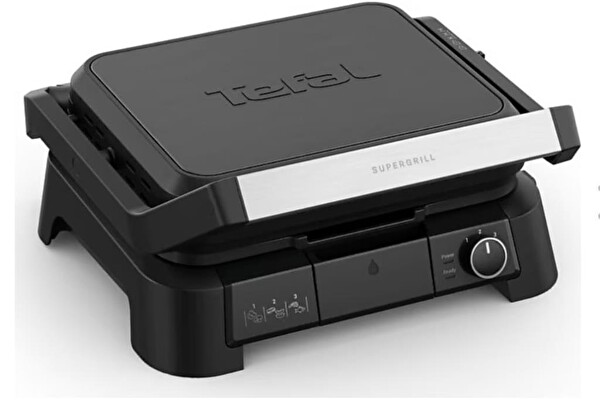 Tefal SuperGrill 3 in 1 Siyah 2000 W Izgara ve Tost Makinesi