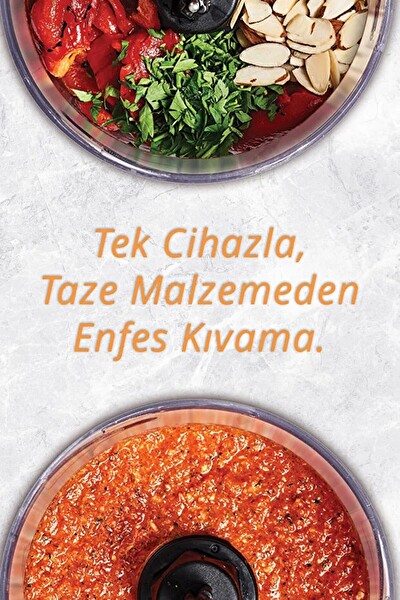 Kiwi KC-8217 350 ML Kapasiteli ve Paslanmaz Çelik Bıçaklı Beyaz Mini Gıda Doğrayıcı