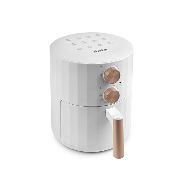 Simfer Silent Pro Beyaz 5.5 L Mekanik Airfryer ( SK-6706 )