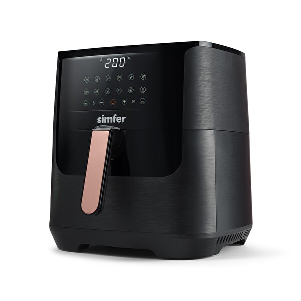 Simfer Smart Siyah 8 L Dijital Airfryer ( SK-6704 )