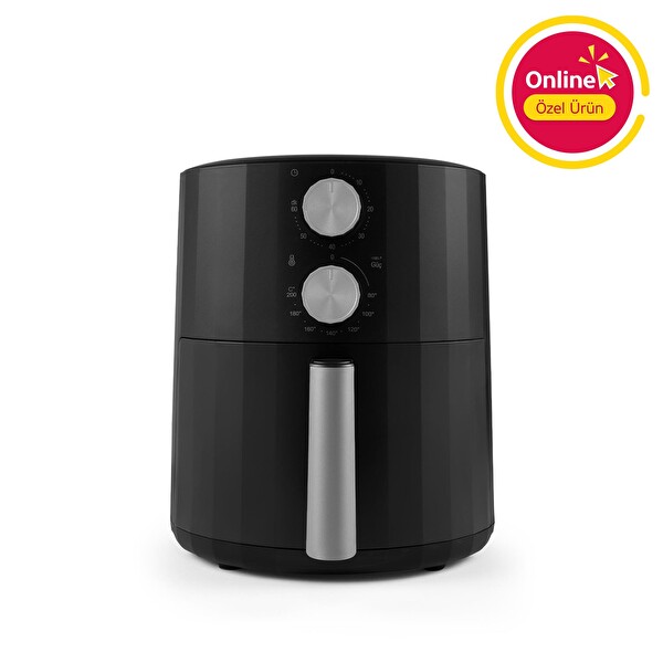 Simfer SK-6705 5.5 LT Silent Pro Mekanik Siyah Airfry