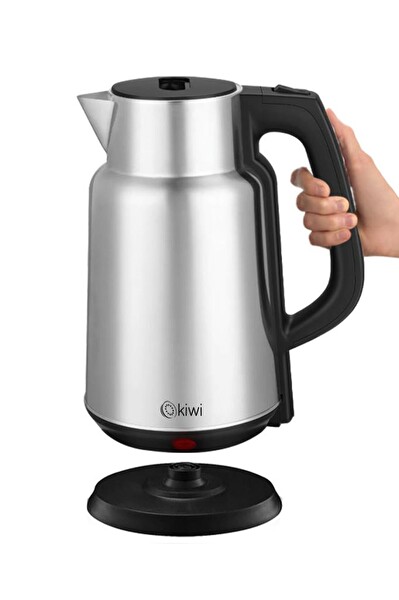Kiwi KK 3334 Su Isıtıcı 2.2 L Paslanmaz Çelik 360 Derece Kablosuz Gizli Rezistans 3