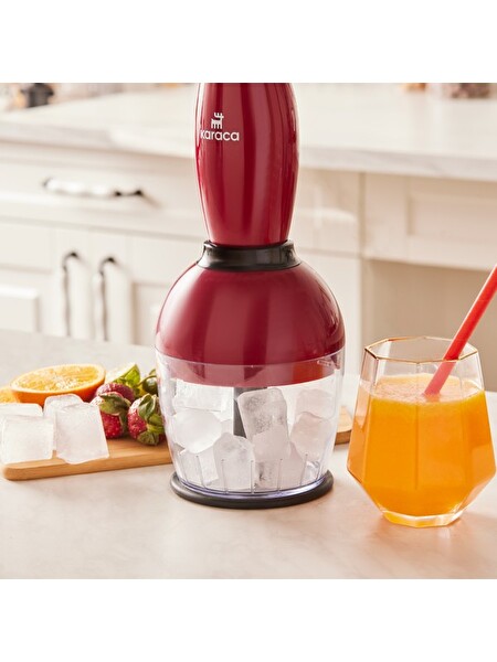 Karaca Profoodmix 1000W 3'lü Blender Set Kırmızı