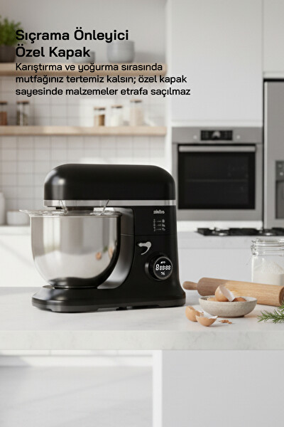 Sinbo SMX-2773 7.5 LT 1500W Dijital Ekranlı Zaman Ayarlı Stand Mikser