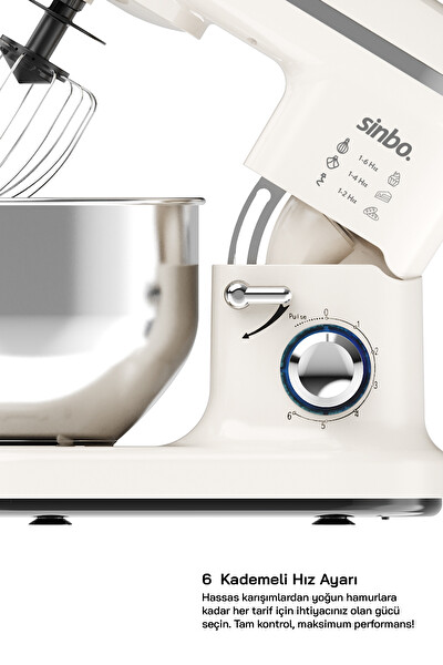 Sinbo SMX-2770 Standlı Mikser-Krem