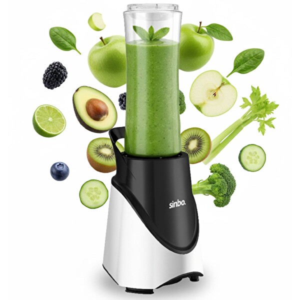 Sinbo SHB-7508 300W Paslanmaz Çelik Bıçaklı 570 ML Profesyonel Kişisel Smoothie Blender Inox