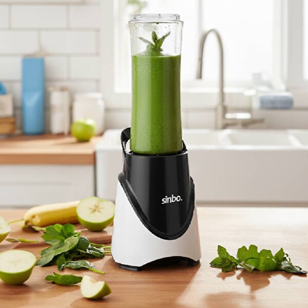 Sinbo SHB-7508 300W Paslanmaz Çelik Bıçaklı 570 ML Profesyonel Kişisel Smoothie Blender Inox