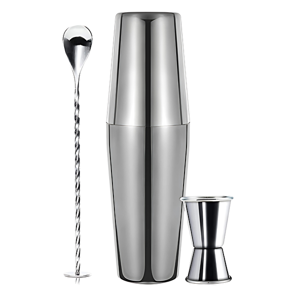 Vosco VSC-300B 3 Parça Profesyonel Boston Kokteyl Shaker Seti