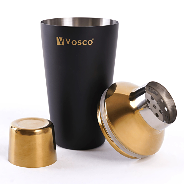 Vosco VSCG-3 French Gold Profesyonel Kokteyl Shaker Seti