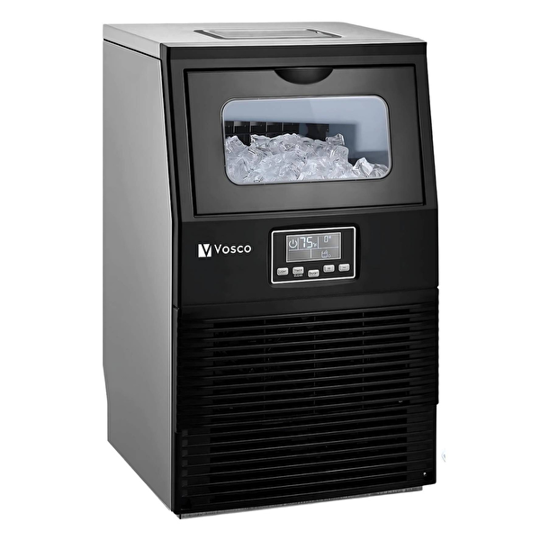 Vosco VSC-23C Profesyonel Küp Buz Makinesi Siyah