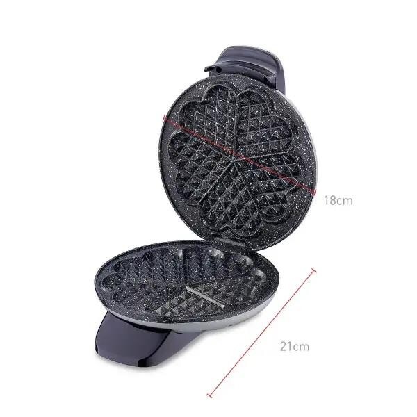 Korkmaz A319-06 Mia Waffle Makinesi Metalik Gri