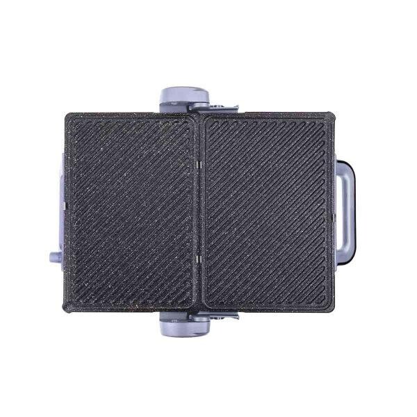 Korkmaz A814 Tostema Midi Tost Makinesi Inox Gri