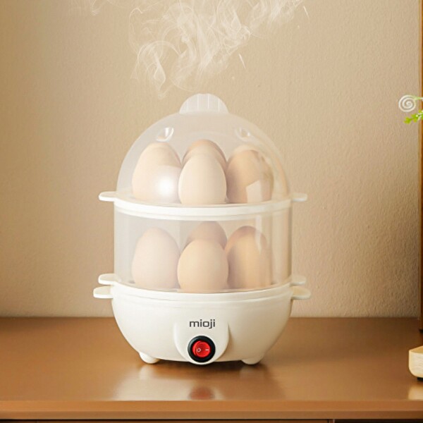 Mioji Mio EG8S 250W Yumurta Ve Çok Amaçlı Buharlı Pişirici - Beyaz