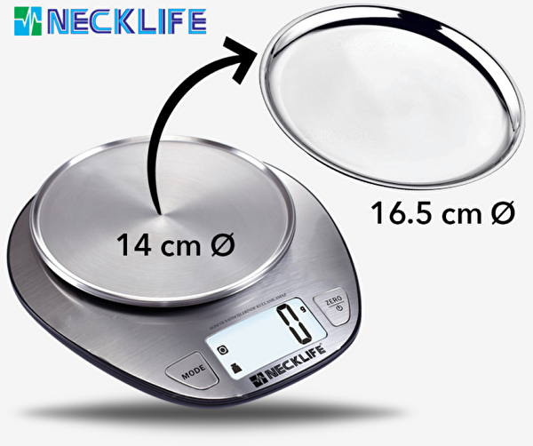 Necklife EK 4352H Dijital Mutfak Terazisi