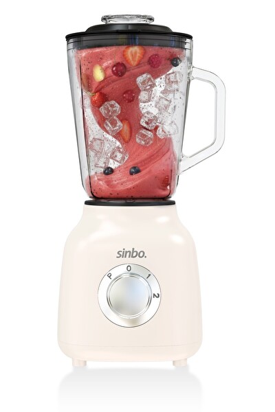 Sinbo SHB-7516 1.5 L Cam Hazneli Turbo Smoothie Blender - Krem
