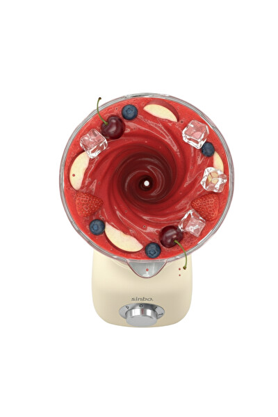 Sinbo SHB-7516 1.5 L Cam Hazneli Turbo Smoothie Blender - Krem