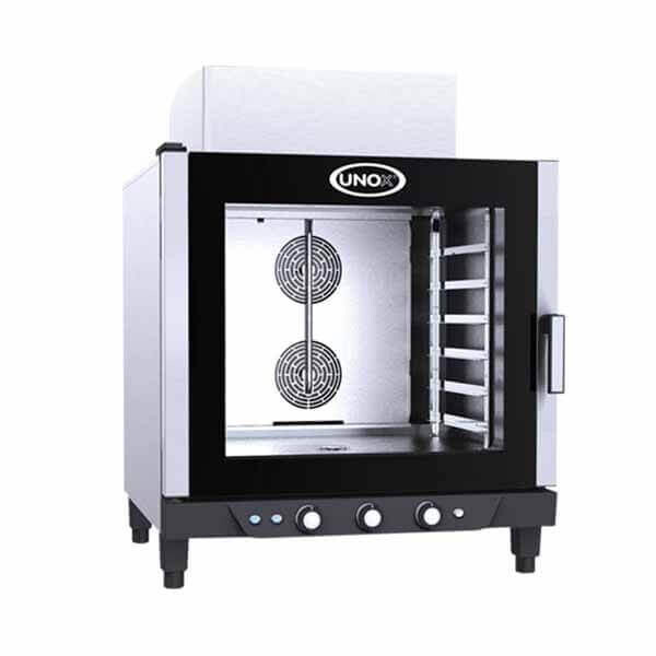 Unox BakerLux Konveksiyonel Fırın Buharlı Manuel 6 40x60 Tepsi Kapasiteli Gazlı XB 613 G