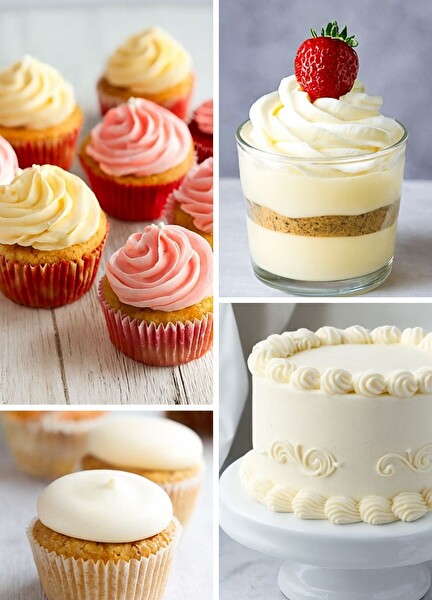 Jet's Home Büyük Boy 6’lı Yıldız Uçlu Krema Duy Seti Metal Pasta Cupcake ve Kurabiye Krema Duyu Süsleme Ucu 5