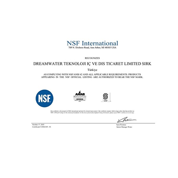 DreamWater RO 150 Black Su Arıtma Cihazı