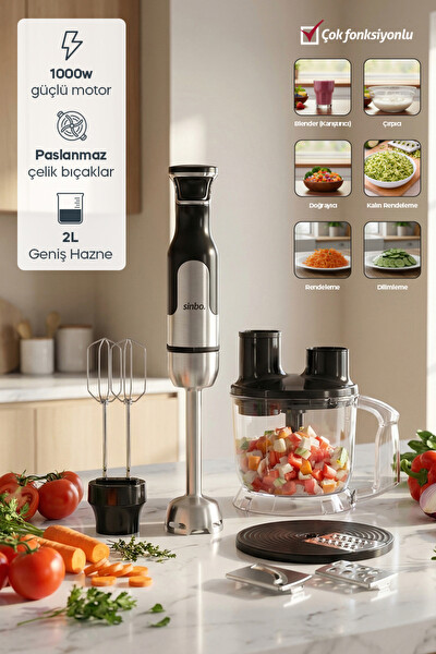 Sinbo SHB-7534 1000W El Blender Seti