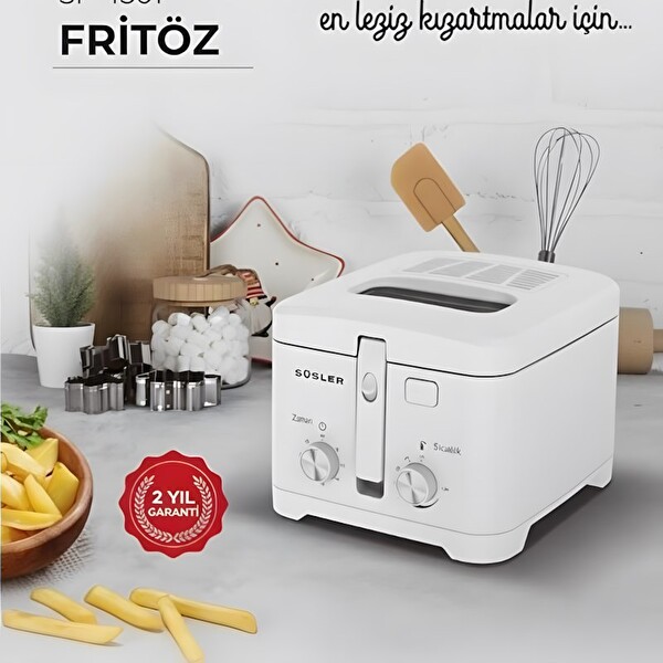 Süsler SF-4301 2.5 L Fritöz Siyah