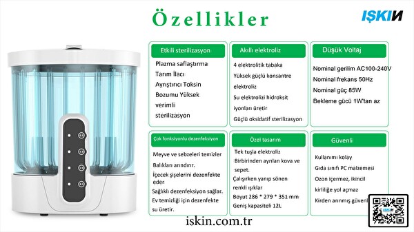 Işkın Gıda Dezenfekte Makinesi
