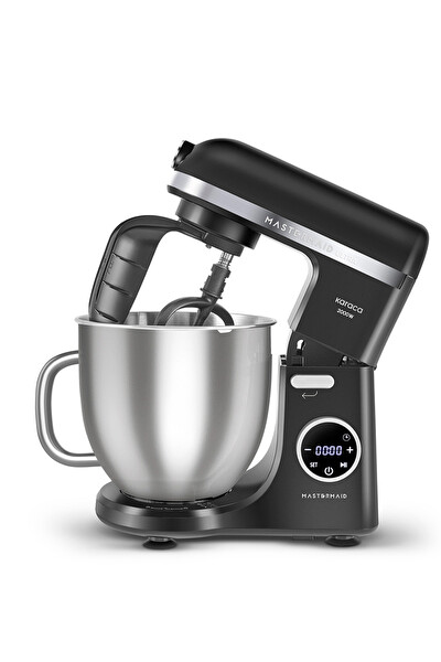 Karaca Mastermaid Chef Ultra D2000W 7L Dijital Ekranlı Hamur Yoğurma Makinesi Matte Black