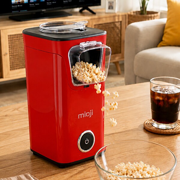 Mioji Mio POPX1 Yağsız Kompakt Mısır Patlatma Makinesi - Kırmızı