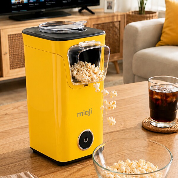 Mioji Mio POPX1 Yağsız Kompakt Mısır Patlatma Makinesi - Sarı