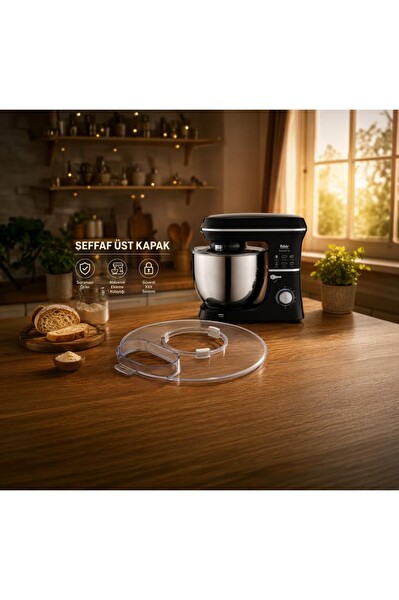 Fakir Maxychef 10 L 2000 W Siyah Hamur Yoğurma ve Stand Mikser