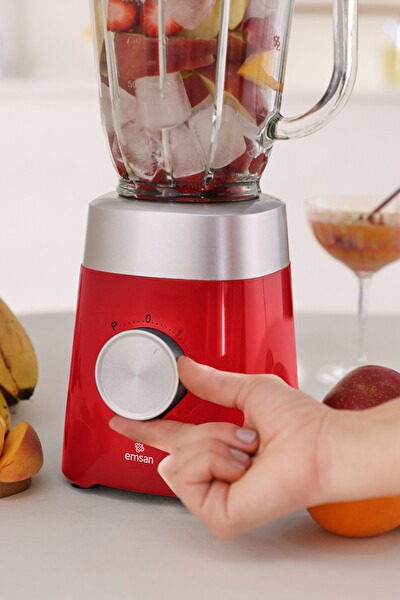 Emsan Multiblend Smoothie Blender 1000W Kırmızı