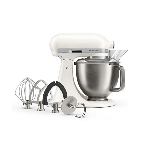 KitchenAid 5KSM50PKVEPL Artisan Plus 4.7 L Porselen Beyaz Stand Mikser