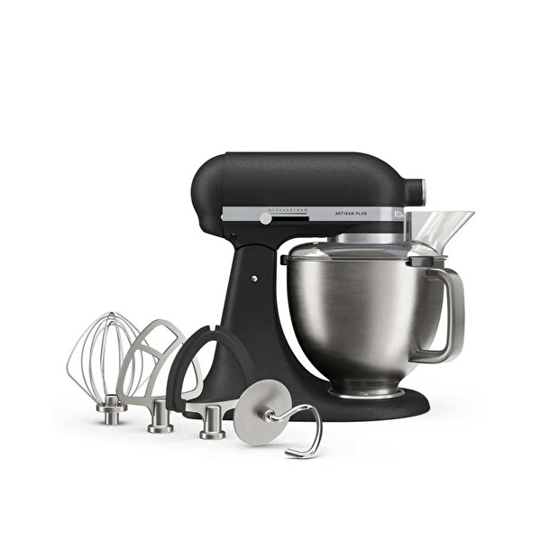 KitchenAid 5KSM50PKVEBK Artisan Plus 4.7 L Cast Iron Black Stand Mikser