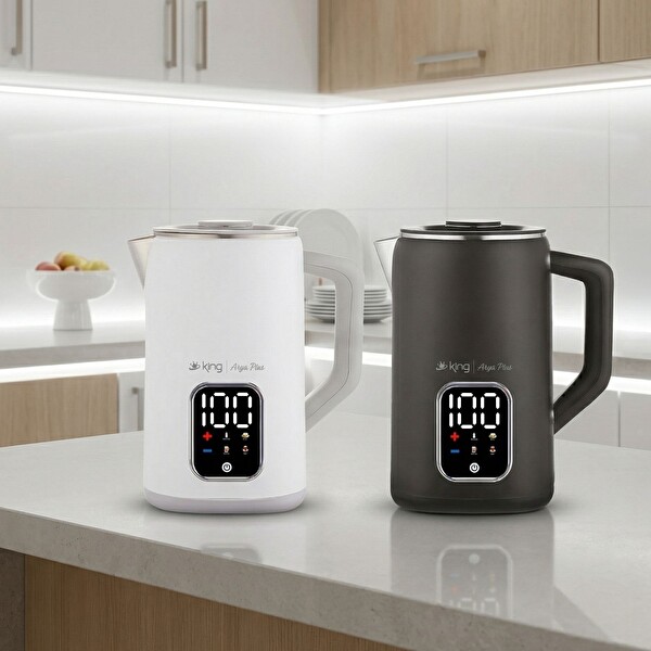King K3108 Arya Plus Siyah Dijital Su Isıtıcı