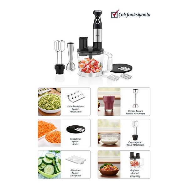 Sinbo SHB-7532 El Blender Seti