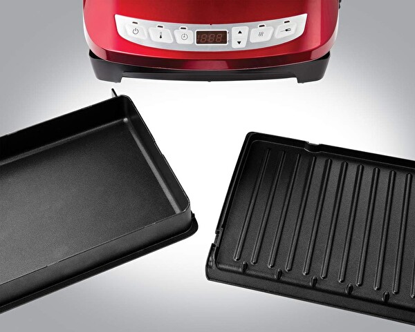 George Foreman 24001 56 Evolve Precision Kırmızı Elektrikli Izgara 4