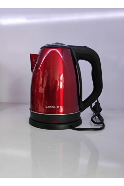Süsler SS 4110 Spring 1500 W 1.8 L Çelik Kettle Kırmızı