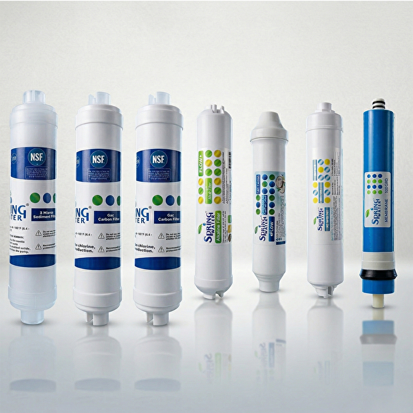 Spring Water 7'li Inline Su Arıtma Cihaz Filtre Seti