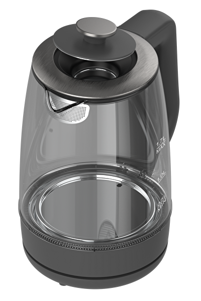 Premier PRK 1318A Borosilikat Renkli Cam Gövdeli Manyetik Filtre Kapaklı Kettle - LED Işıklı
