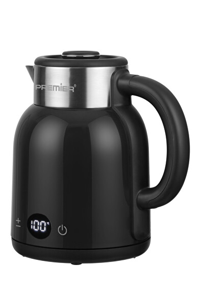 Premier PRK 2516E Paslanmaz Çelik Hazneli Dijital Göstergeli Su Isıtıcısı Cool Touch Kettle