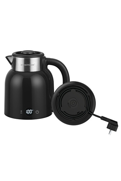 Premier PRK 2516E Paslanmaz Çelik Hazneli Dijital Göstergeli Su Isıtıcısı Cool Touch Kettle