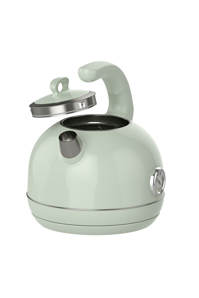 Premier PRK 1215C Retro Tasarımlı Analog Göstergeli Paslanmaz Çelik Hazneli Su Isıtıcısı Cool Touch Kettle